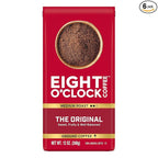 Eight O'Clock Coffee The Original Ground Coffee, Medium Roast, 12 Ounce (Pack of 6) - Sweet, Fruity, Well Balanced