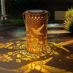 Hummingbird Solar Lanterns Outdoor Waterproof, Birthday Gifts for Women Mom Grandma, Hanging Solar Lights for Yard, Patio, Porch, Garden Decor, Christmas Gifts for Her/Him