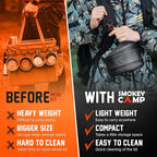 Camping Cookware Mess Kit Set with Stove - Backpacking Camping Pots and Pans Set, All in One Non-Stick Camping Cooking Set, Portable Stove, Hiking, Picnic, Outdoor & Camping Cookware Set