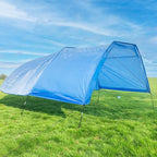 Beach Shade 200 Sq. Ft Beach Canopy for 4-8 People, Portable Sun Shelter with UV Protection, Lightweight & Easy Setup for Family Outdoor Activities (Blue)