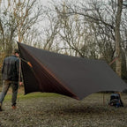 KAMMOK Kuhli Pro | Versatile Weather Shelter, (Waterproof, Durable, Portable, Camping Tarp, Hammock Tarp, Rain Cover), Granite Gray