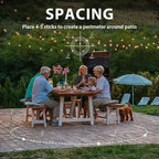 KICKOUTOR® Mosquito Repellent Outdoor Patio 120 PCS Citronella Oil Mosquito Incense Sticks Natural Organic Mosquito Barrier Mosquito Repeller for Backyard Travel Camping Indoors Gnat Mosquito Control