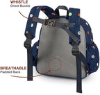 STEAMEDBUN Corduroy Toddler Backpack for Boys 2-4: Kids backpack for Boys Girls - 12 inch Preschool Kindergarten Backpacks