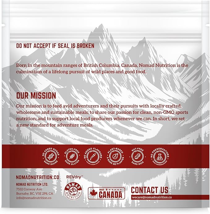 – Indian Red Lentil Stew | High Energy, All Natural Ingredients | Plant-Based & Non-GMO| Just Add Boiling Hot Water | 112g / 4oz (Pack of 1)