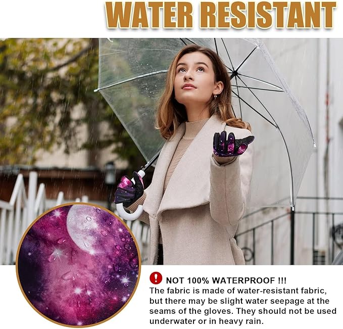 Pixel Panda Running Gloves for Men, Winter Warm Bike Glove for Smart Phone Texting with Non-Slip Silicone Gel - Thermal Windproof and Waterproof for Running, Cycling, Driving