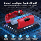 Mini Portable Charger 5000mAh Power Bank,15W PD USB C Cell Phone Portable Power, LCD Display Battery Pack Compatible With iPhone 15/15 Plus/15 Pro/15 Pro Max/Android/Samsung/Moto/LG (Type-C Only)