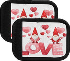 4 Pack Valentines Dwarf Luggage Handle Wrap, Detachable Luggage Tag, Neoprene Suitcase Wrap with Comfort Grip & Bright Identifier for Suitcase, Travel Bag, Sports Bag