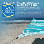 Neso Gigante - Portable Beach Tent - Ideal to Enjoy with Family and Friends - UPF 50+, Water-Resistant, and Lightweight - Swells, 11' x 11'