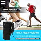 Soft Flask - Shrink As You Drink Soft Water Bottle for Hydration Pack - Folding Water Bottle Ideal for Running, Hiking, Cycling, Climbing & Rigorous Activity