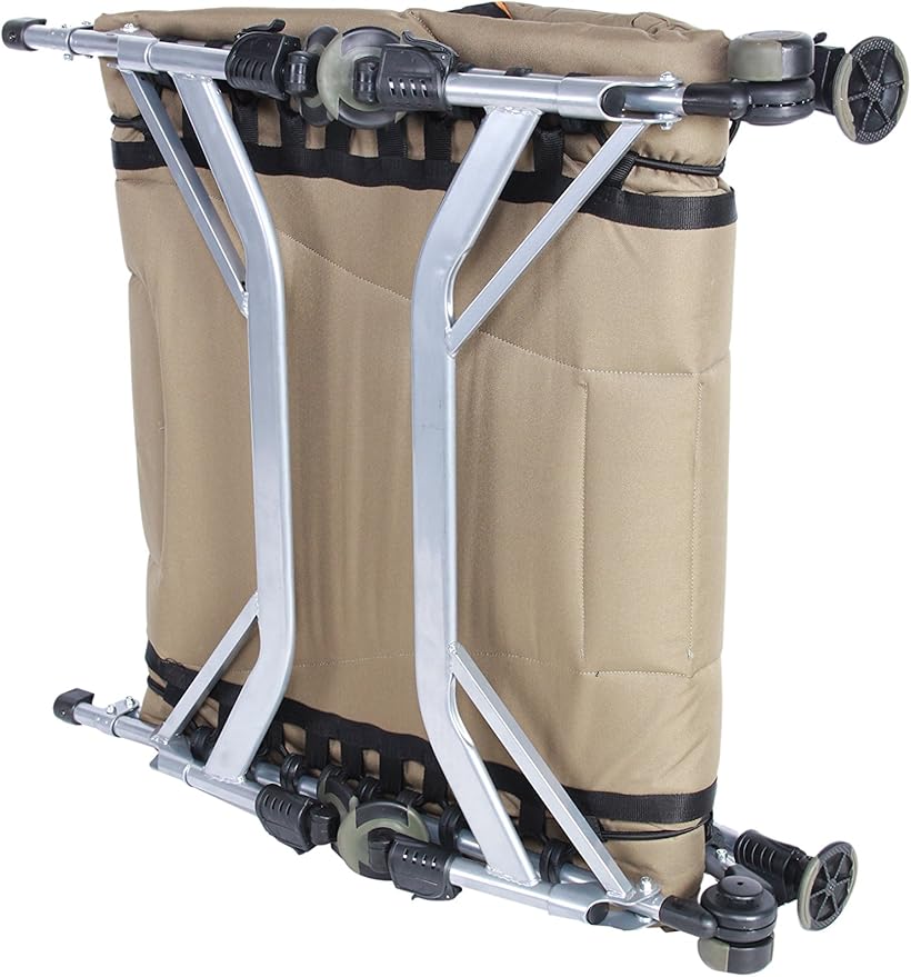 Bushtec Camping Cot & Lounger – Adjustable Outdoor Bed with Spacious Padded Comfort, Easy to Fold, UV/Fire Resistant, 83"in x 31"in