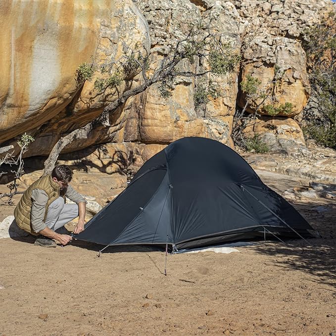 Naturehike Cloud-Up 2 Person Tent Lightweight Backpacking Tent with Footprint - Free Standing Ultralight Camping Hiking Backpack Tents Two Person Tent