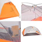 Featherstone Backpacking Tent Lightweight for 3-Season Outdoor Camping, Hiking, and Biking - Includes Footprint & Mesh Gear Loft - Freestanding Tents with Ultralight Fly-Footprint Capability