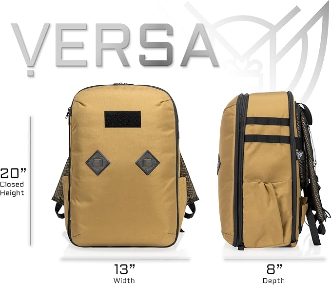 Xtreme Sight Line ~Versa Backpack ~ Removable Faraday Sleeve fits up to a 16" Laptop ~ Heavy-Duty, Lightweight, Foam Padded & Multiple Large Compartments ~ 1000D Nylon/Spacer Mesh ~ Woodland Camo