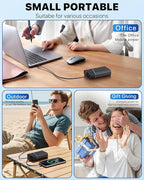 Portable Charger 20000mAh, 22.5W PD 3.0+QC 4.0 Super Fast Charging Power Bank, Cooler Aerospace Metal Case for iPhone 17 16 15 14, 13 Android, iPad, Samsung Google Tablet & More, Travel Essential