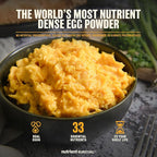 70 Egg Equivalent Nutrient Survival Vitamin Powdered Eggs Blend, Freeze Dried Prepper Supplies & Emergency Food Supply, 33 Essential Nutrients, Gluten Free, Shelf Stable Up to 25 Years Cage Free
