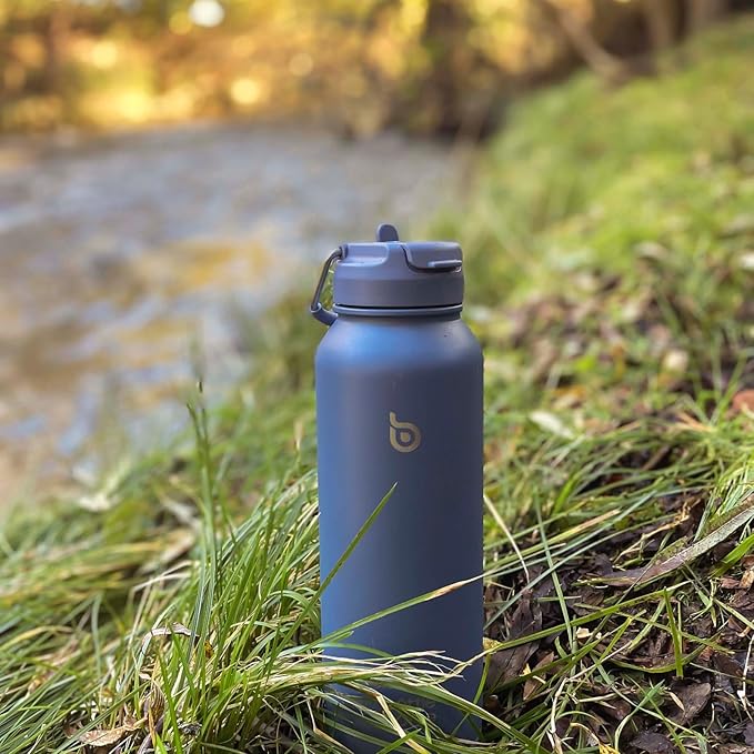 BOTTLE BOTTLE 40 oz sports water bottle stainless steel insulated water bottle with straw and pills holder