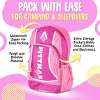 Pittman Outdoors Portable Battery Powered Air Pump with Fun Travel Backpack