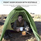 Naturehike Cloud-Up 1 Person Tent, Lightweight Backpacking Tents for One Man, Waterproof Ultralight One Person Tent for Camping Hiking Backpacking