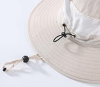 Home Prefer Outdoor UPF50+ Mesh Sun Hat Wide Brim Fishing Hat with Neck Flap Sun Hat for Men Women