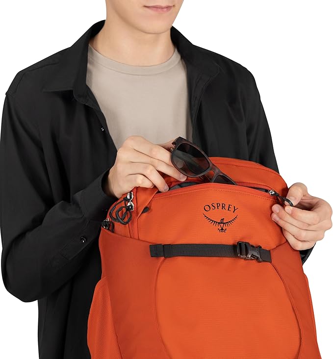 Osprey Proxima 30L Campus Laptop Backpack - Organized Everyday Pack with Tech Storage, Water Bottle Pockets, and Comfortable Carry - Perfect for College, Commute, and Travel, Firestarter Orange