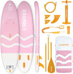 Inflatable Paddle Board for Adults with Accessories Included, Oar, Fins, Pump. Stand Up Paddleboard Great Stability and Resistance. 10’ x 33" x 5.9", Maximum Load 286 lb