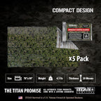 TITAN Survival - Mylar Survival Blankets 5 Pack - 90% Heat Retention & Waterproof Design - Emergency Blanket Cold Weather Protection & Survival Kits - Durable Space Blanket for Outdoor Use