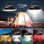 16500mAh 60W Rechargeable Camping Light with Remote 3000LM 2700/4000/6500K LED Camping Lantern Portable IP65 Waterproof Tent Lights Power Failure Emergency Survival Kits for Fathers Day Gift