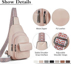 Sling Bag Crossbody Bags for Women Small Cross Body Bag Fanny Packs Chest Sling Purse for Daily Travel Leisure Sport