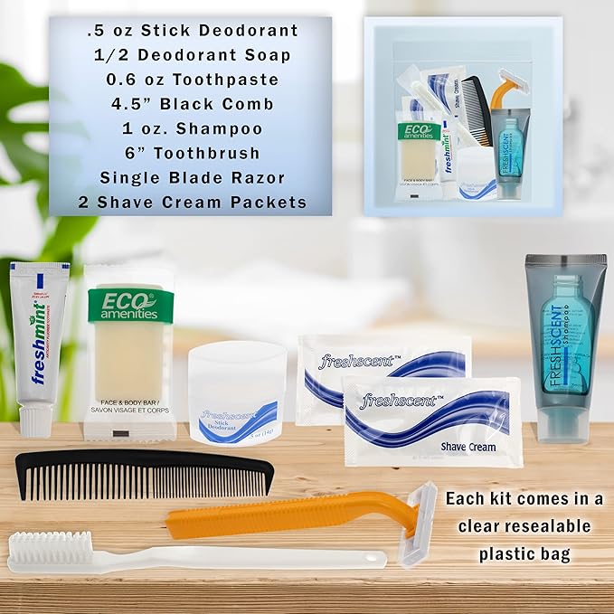 Bulk Case of 12 Backpacks, 12 Winter Item Sets, 12 Hygiene Supplies Kits - Bulk Supplies for Cold Weather, Emergencies, Homeless, Charity - Wholesale Unisex Winter Accessories