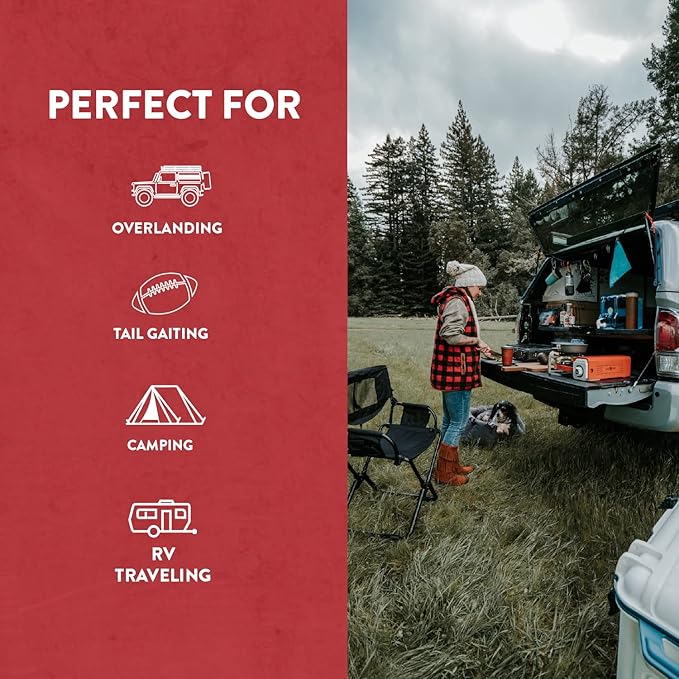 Gas One GS-8300 - Camp Stove Compact Butane Stove with Carrying Case - Foldable Portable Stove