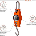 Digital Hanging Scale 660 LB 300 KG Cast Aluminum Case - Professional Heavy Duty Waterproof Fish Scale - Portable Durable Crane Scale for Luggage Weight Suitcase Hunting Farm Bow Fishing Scale