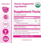 Pink Stork Organic Ginger Raspberry Sweets with Vitamin B6 for Morning Sickness and Motion Sickness, Added Ginger & Vitamin B6, 1st Trimester Pregnancy Must Haves - 30 Wrapped Candies