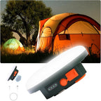 Tent Light Hanging for Camping,Bright LED Rechargeable Portable Lantern for Vendor Booths,Waterproof Outdoor Lights with Battery Power, Camp Lamp Light with Magnet for Outdoor Glamping(Green)