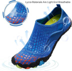 L-RUN Barefoot Water Shoes Women Mens Aqua Sock Athletic Hiking Water Sports Shoes for Swim Beach Pool Sand Diving Walking