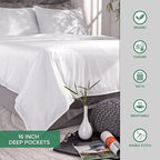 King Sheets by Pure Bamboo, Genuine 100% Organic Viscose Derived from Bamboo Bed Sheet Set, Luxuriously Soft & Cooling, Double Stitching, Lifetime Quality Promise (King, Coconut Husk)