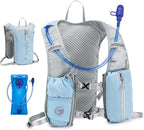 KSIBNW Running Vest for Women and Men, Lightweight Hydration Vest Backpack with 1.5L Water Bladder Bag Running Backpack for Hiking Biking Trail Cycling Race Marathon