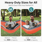 Kootek Camping Hammock, Portable Hammocks with Tree Straps & Attached Carry Bag, Camping Essentials Gear, Perfect for Outside Indoor Hiking Beach Backpack Travel