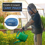 Mosquito Suit - Net Bug Pants & Jacket with Hood - Mesh Bug Suit for Outdoor Protection from Bugs, Flies, Gnats, No-See-Ums & Midges - Mosquito Clothing for Men & Women with Carrybag, M Size