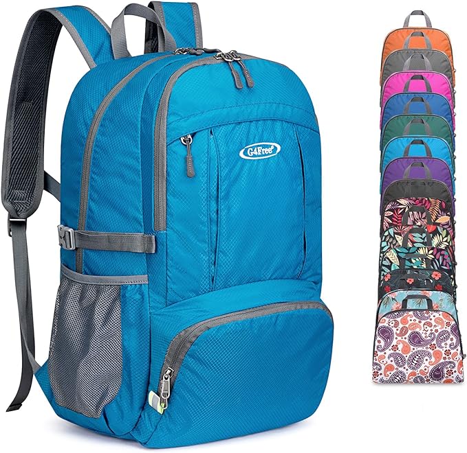 G4Free 40L Lightweight Packable Hiking Backpack, Waterproof Travel Daypack