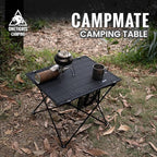 ONETIGRIS CAMPMATE Camping Table Foldable, Lightweight Portable Table Sturdy & Quick Setup, Holds Up to 66 lbs, Perfect for Camping, Hiking, Backpacking, Picnic, Beach, Travel