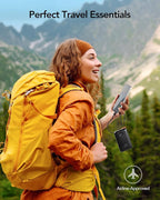 Portable Charger 20000mAh 30W Fast Charging, Power Bank with Built-in Cables & LED Display, USB C Battery Pack for iPhone 16/15/14/13, Samsung, iPad and Android Phones, Ideal for Travel -Black