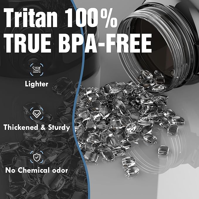 OLDLEY Water Bottle 32oz, Durable and Leakproof Water Bottles Motivational with Time Marker, Tritan, BPA Free, Wide Mouth, Gym, Travel, Home, School, Office, Clear Black (1 Bottle)