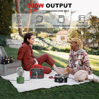 MARBERO Portable Power Station 240Wh 350W Peak Camping Portable Power Bank with AC Outlet 110V(3*USB A, 2*USB C, 2*AC,2*DC) Solar Generator for Outdoor Travel Home Emergency Hurricane