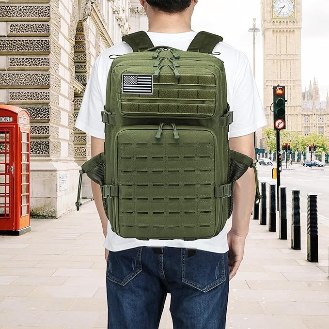 Military Tactical Backpack 45L/25L 3 Day Assault Pack Molle Daypack Hiking Backpack for Men and Women