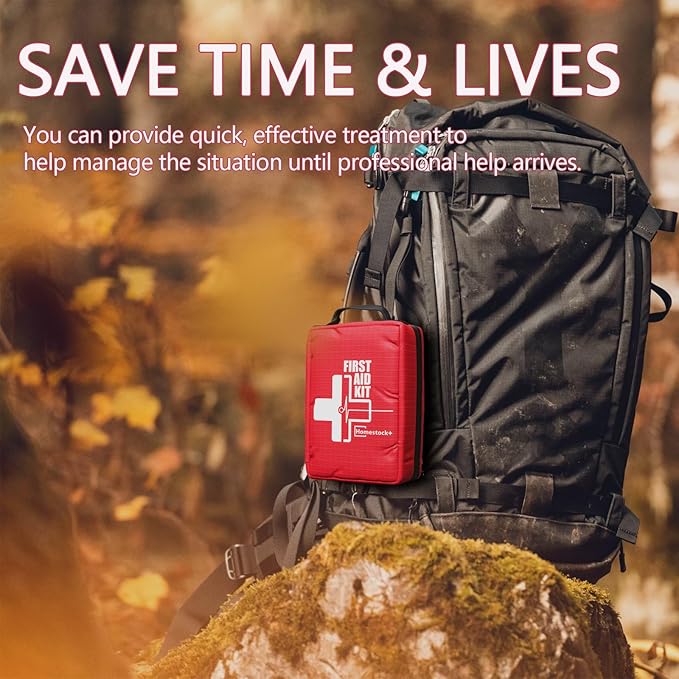 Small First aid Kits,Travel First Aid Kit with Labelled Compartments Molle System Compact Medical Kit for Car, Hiking, Backpacking, Camping, and Cycling