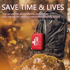 Small First aid Kits,Travel First Aid Kit with Labelled Compartments Molle System Compact Medical Kit for Car, Hiking, Backpacking, Camping, and Cycling