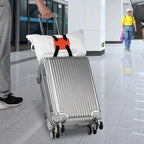 Luggage Straps ， Luggage add a Bag Strap，Travel Must Haves High Elastic Suitcase Adjustable Belt Bag Bungees with Buckles (Orange)