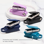 EDJY Fingernail Cutter - Precision Stainless Steel Nail Cutter for Fingernails | Sharp Blade, Ergonomic Design, Durable & Rust-Resistant | Ideal for Men and Women | Navy | 2-Pack