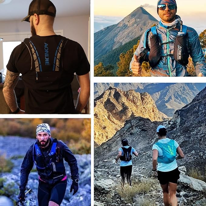 Azarxis Hydration Vest 2.5L Trail Pack Running Marathon Race Backpack Daypack for Outdoors Hiking Biking