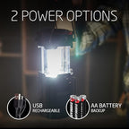EVEREADY 360 LED Camping Lantern (2-Pack), Collapsible LED Lanterns, Rugged Survival Kits for Hurricane, Emergency Light for Storm, Outages, Outdoor Portable Lanterns